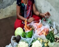 154 Indian Girl Selling Vegetable Sex Other People
