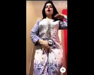 Insta Beauty Going Pantyless on Tango Live Teasing with Pussy Rubbing ASS Slapping , Rajshot