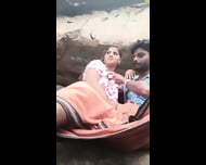 Mallu girl boob suck by lover while she gave handjob