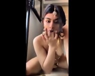 Beautiful desi NRI jewellery girl squirting hard