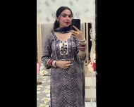 Beautiful Horny Punjabi Wife Masturbating Riding On Cucumber & Dildo Moaning Dirty Talking