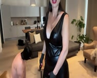 Bitch slave gets pegged