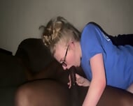 College Whore Riding BBC