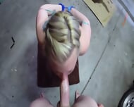 Sucking And Swallowing In Cuffs