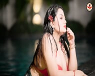 Priti Roy Kolkata Queen In RED Bikini