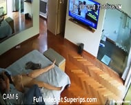 IPCAM  Latina girl masturbates in front of her stepdad
