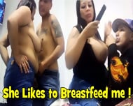 Busty MOM Breast Feeding and FUCK with Me