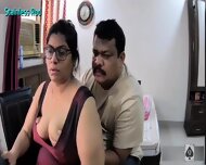 Indian Hubby Licks BBW Wife s Armpit on Webcam