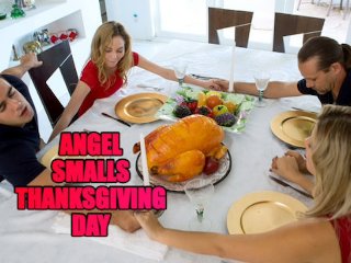 🔥❤️Step Sister Sucks And Fucks Brother During Thanksgiving Dinner