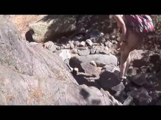 our outdoor sex hike W/ cumshot - OurDirtyLilSecret
