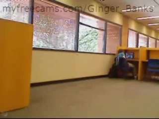 Ginger Banks First Time in Library