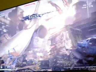 Gaberiella Monroe Losing at Mortal Kombat X and striping off my cloths