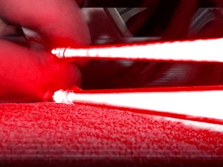 Sith Girl Fucks Herself With Lightsabers