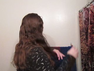 Hair Journal: Combing Long Curly Strawberry Blonde Hair - Week 7 (ASMR)