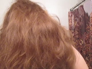Hair Journal: Combing Long Curly Strawberry Blonde Hair - Week 11 (ASMR)