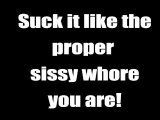Suck my cock / AUDIO ONLY SISSY JOI