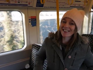 Quick Blow Job & Swallow on the Train