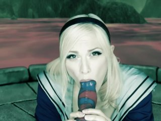 Sucker Punch Babydoll Bad Dragon POV Fuck Machine Blowjob Trailer