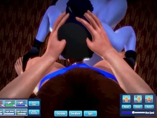 widowmaker blowjob and anal creampie
