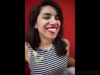 Photo Slideshow #1: CFNM Double cumshot! (Facial + Blowjob + Mouthful)