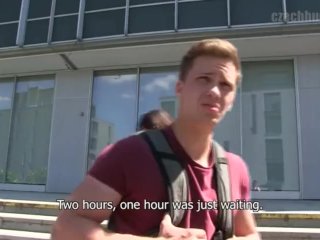CZECH HUNTER 363 -  Muscular College Jock Gets His Ass Penetrated Raw For Cash