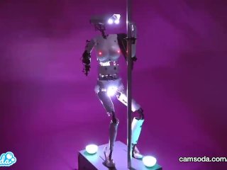 CamSoda - Sex Robot cam girl twerks and orgasms