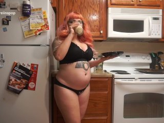 Whole Pumpkin Pie Belly Stuffing!