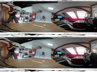 Teen Sarah girl photoshoot before whitebox masturbation vr scene 3DVR360 UD