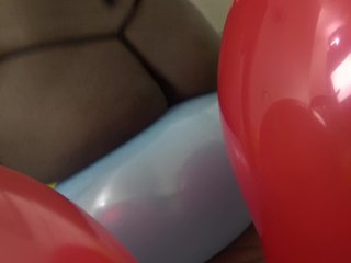 Kassey Starr Black Thong Sit to POP