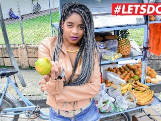 LETSDOEIT - Ebony Latina Into Sex By Horny Students