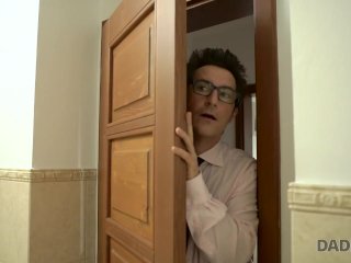 DADDY4K. Guy can’t believe modest babe has sex with crazy old father