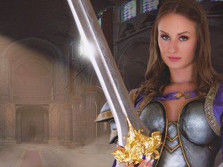 Cosplay VR Jaina Proudwhore (Daisy Stone) wants cock in a Whorecraft Castle