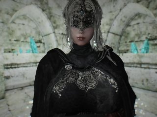 skyrim dark souls Fire Keeper and monster porn