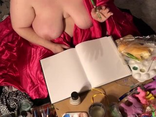 Boobs Ross - Demon Eating a Sandwich Speed Sketch