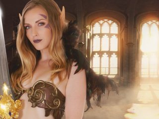 Whorecraft Elf Karla Kush Wants Your Warrior Cock - 180VR