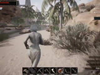 Messing around with Conan Exiles sexual Mods Episode 4  Sexy Albino