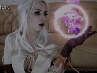 Ciri. Fucked by magic. KsuColt. Cosplay, Horse, DP, creampie, FuckMachine.