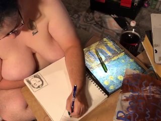 Birthday Gift Comic Sketch pt 1 - Boobs Ross on Pornhub