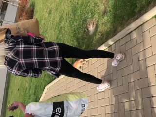 VOYEUR CAM FAIL Barely Legal Amateur Teens Seethrough Leggings Fail at Home
