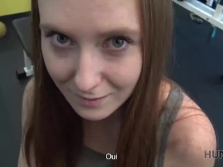 HUNT4K. Linda Sweet forgets about working out and has sex for money