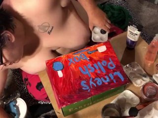 Boobs Ross — Box Painting pt 2 of 2 — julyathon 12