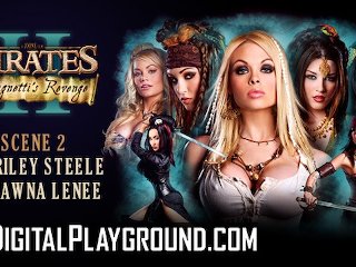 Digitalplayground - Worlds best porn parody Pirates, Hot blonde threesome