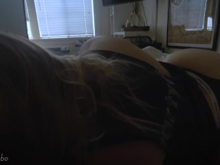 Edging Him With A Morning Quickie Before Getting Ready For Work