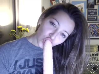 DaniDaniels(dot)com - Really Hot Dirty Talk POV With Dildo BJ