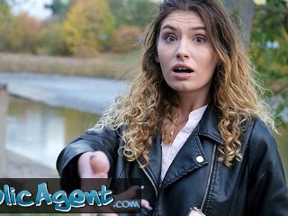 PublicAgent- Sexy Romanian babe having sex with stranger in public