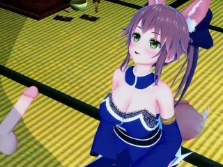 Tamamo no Mae - Fate/Grand Order FGO - 3D Hentai