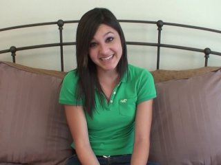 Tiny 18 Year Old High School Cutie Simone Gets FUCKED on Camera For the First Time!