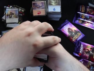 Large Australian Man Consumes Entire MTG Eldraine Booster Box