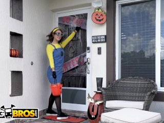 BANGBROS - Where's Bruno's Dick? Inside A Pumpkin, Waiting For Evelin Stone