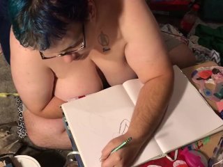 Drawfest 6 — mermaid speedsketch